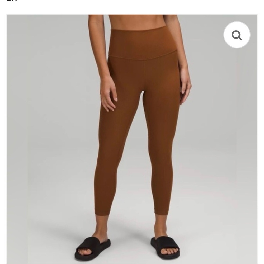 Lululemon Align High Rise 25” Leggings Roasted Brown Size 4 Nulu Yoga Pants